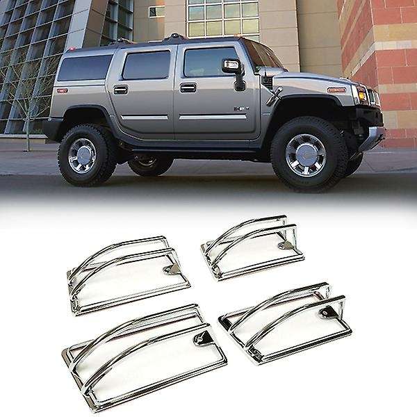 4PCS Car Roof Cab Marker Light Trim Cover for H2 SUV 2003-2009