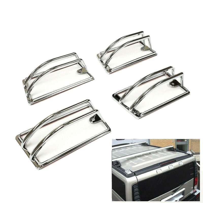 4PCS Car Roof Cab Marker Light Trim Cover for H2 SUV 2003-2009
