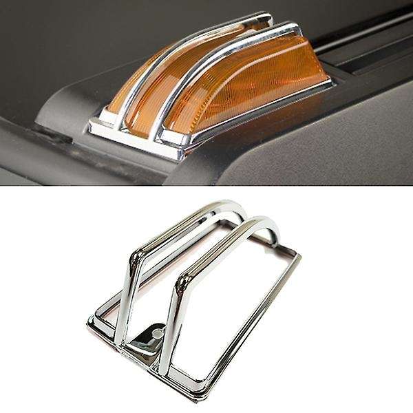 4PCS Car Roof Cab Marker Light Trim Cover for H2 SUV 2003-2009