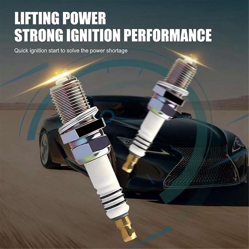 4Pcs Car Spark Plug Automotive Engine Accessories BKR5EIX-11 5464 for Spark Plug