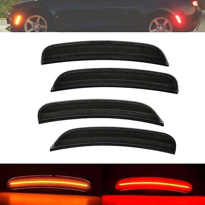 4PCS Car Side Markers Lights Front/Rear Turn Signal Lamp LED Indicator for CHARGER 2015+