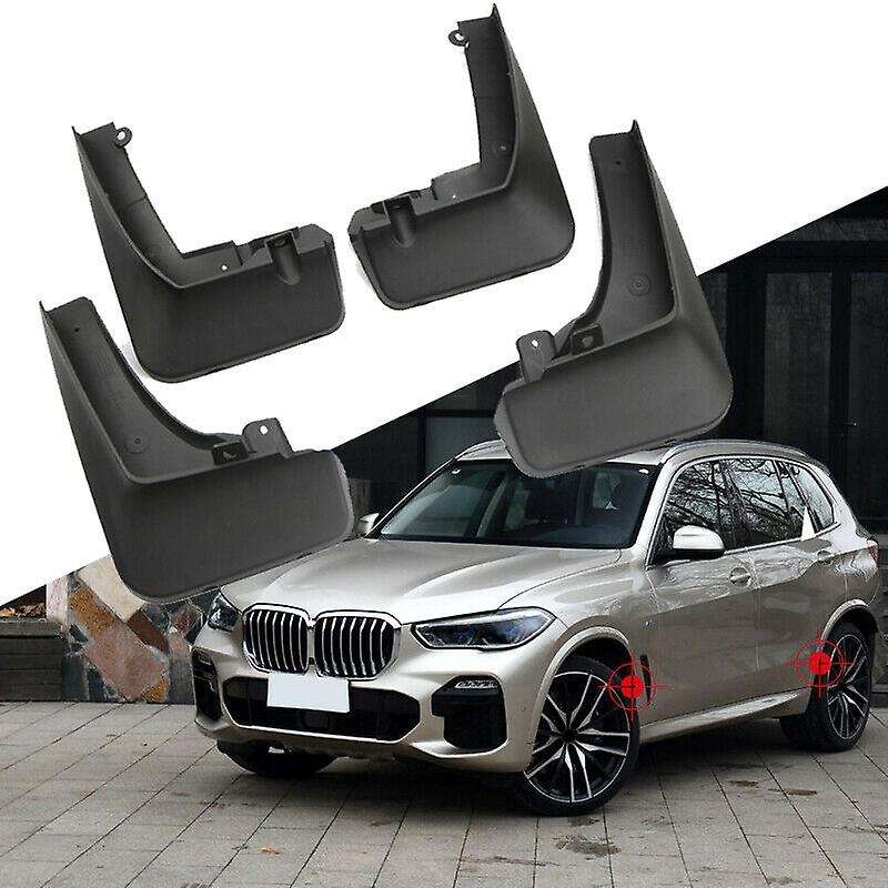 4Pcs Car Splash Guards Mud Flaps Mud Guards for X5 G05 Sport 2019 - 2020