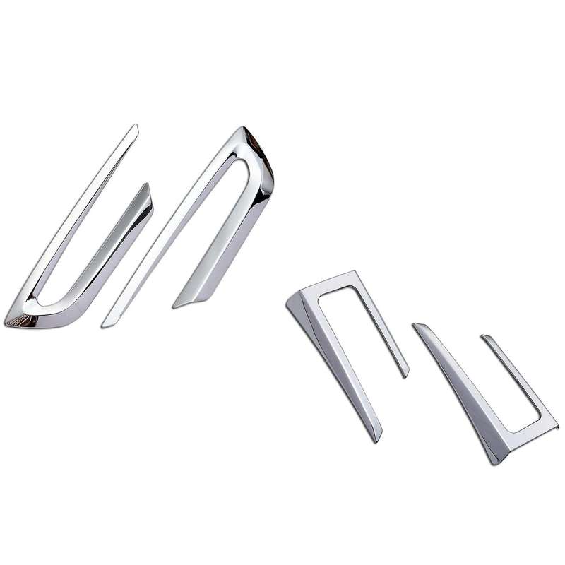 4PCS Car Stickers for Raize A200A/210A Stainless Steel Rear Reflector Garnish Protectors Cover Trim