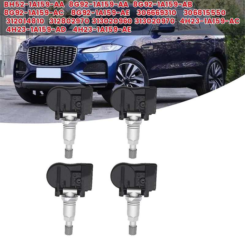 4Pcs Car TPMS Pressure Sensor FW931A159AB for 2005-2013 Tire Monitor Sensor GX63-1A159-AA