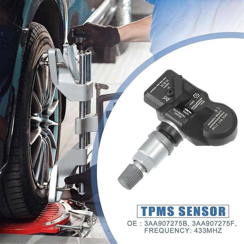 4Pcs Car TPMS Sensor Tire Pressure Sensor 3AA907275B 3AA907275 for CC 2011-2017 Tire Pressure Monito