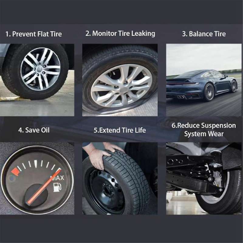 4Pcs Car TPMS Sensor Tire Pressure Sensor 107481200B for 3 2018-2020 S 2014 X 2016 Tire Pressure Mon