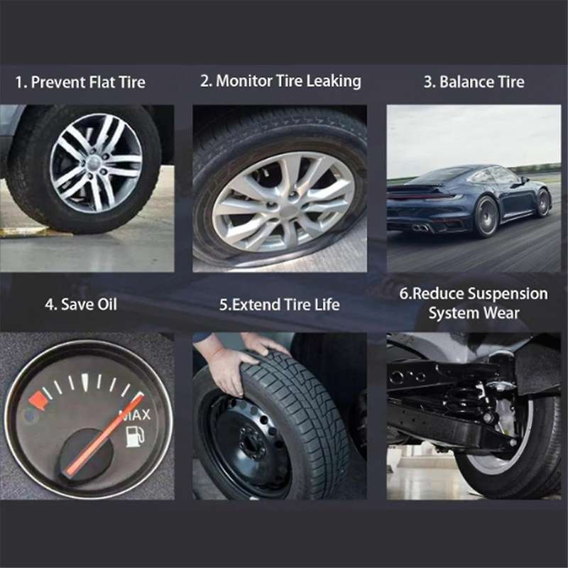 4Pcs Car TPMS Sensor Tire Pressure Sensor 56029398AB for Durango Ram 500 Tire Pressure Monitor