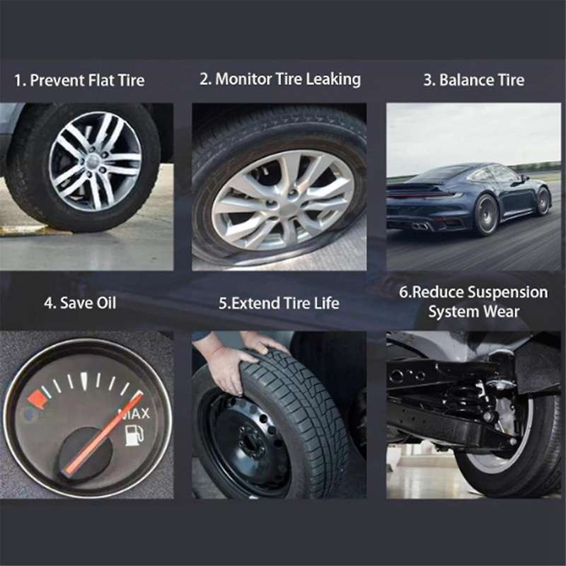 4Pcs Car TPMS Sensor Tire Pressure Monitor 42607-33021 for 4Runner GS350 ES350 Tire Pressure Sensor