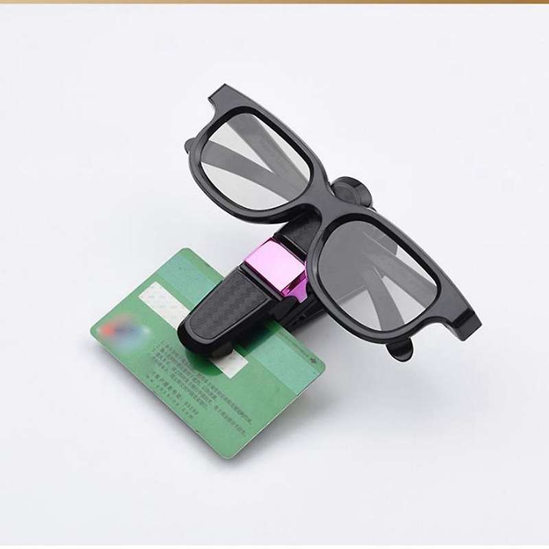 4pcs Car Visor Sunglass Holder Frame Visor Pen Holder Multipurpose Car Visor Accessories for Glasse