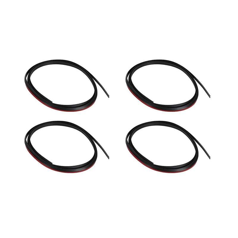 4Pcs Car Wheel Eyebrow Rubber Seal Kit 538516002001 / 53851-60020-01 for 80 Series FJ80 HDJ80