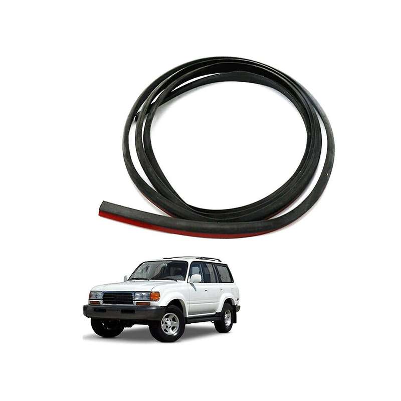 4Pcs Car Wheel Eyebrow Rubber Seal Kit 538516002001 / 53851-60020-01 for 80 Series FJ80 HDJ80