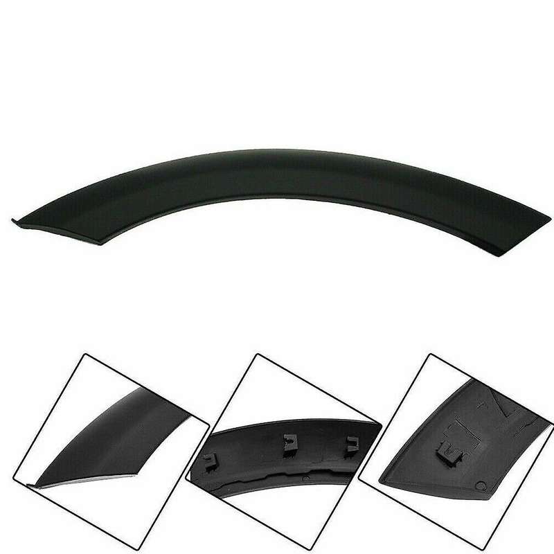 4Pcs Car Wheel Eyebrow Upper Arch Trim Rubber for 2002-2008 51131505864 51131505865