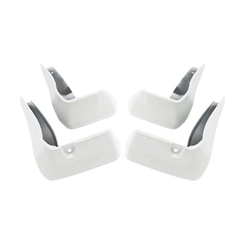 4Pcs Car White Mud Flaps Mudguards Splash Guards for 2018 2019 2020 Accord Sedan 10Th Generation