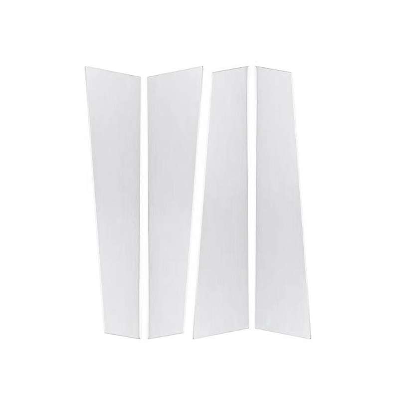 4pcs Car Window B Pillar Strip Stickers for Gls Class 2016-2023 Center Post Chrome Aluminum Trim Pan