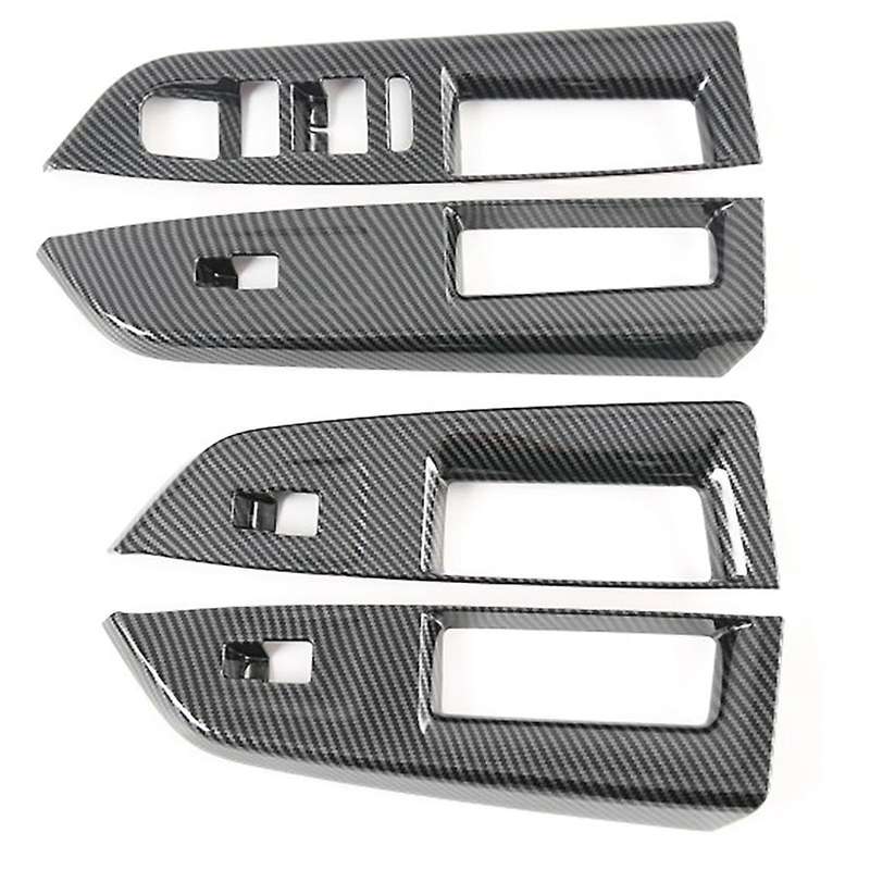 4PCS Car Window Lift Switch Pannel Cover Trim for Golf 8 MK8 2020 2021 Interior