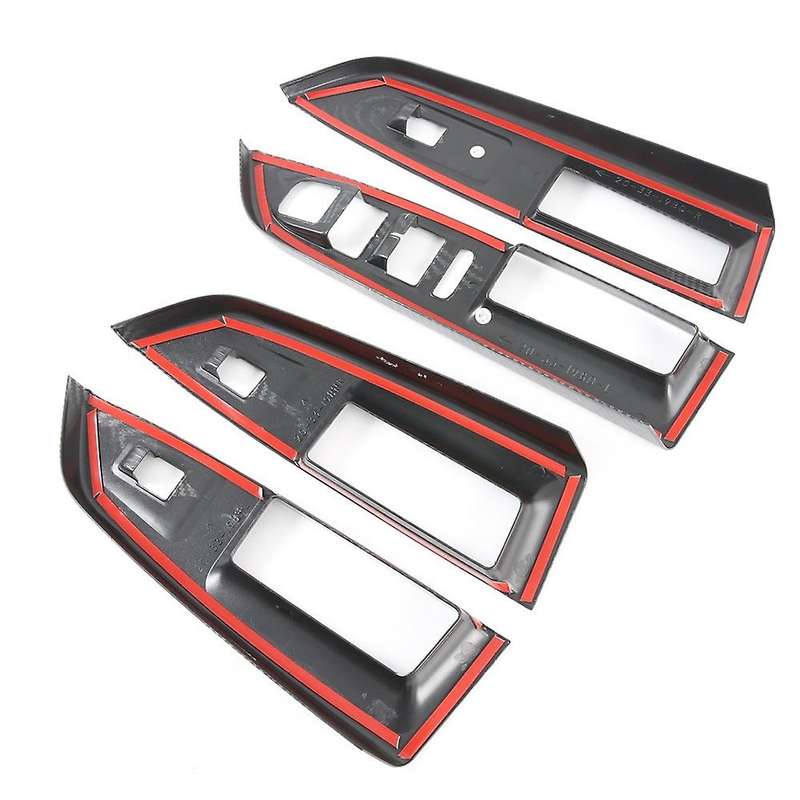 4PCS Car Window Lift Switch Pannel Cover Trim for Golf 8 MK8 2020 2021 Interior