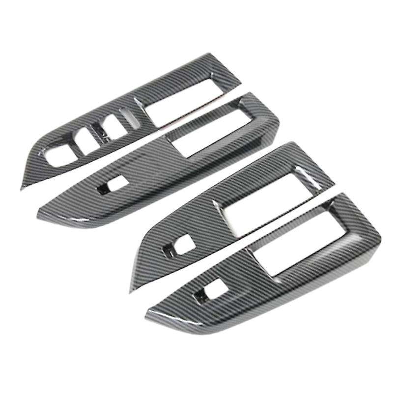 4PCS Car Window Lift Switch Pannel Cover Trim for Golf 8 MK8 2020 2021 Interior