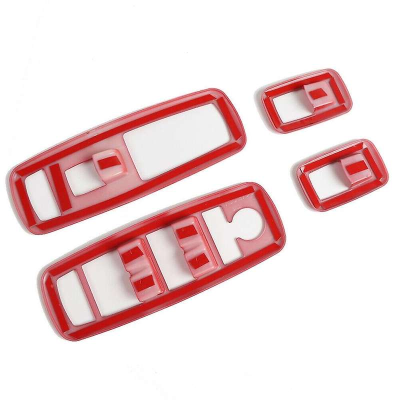 4Pcs Car Window Glass Lift Button Trim for Journey Grand 2011-2020