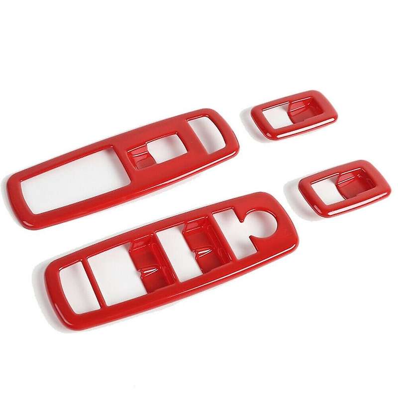 4Pcs Car Window Glass Lift Button Trim for Journey Grand 2011-2020