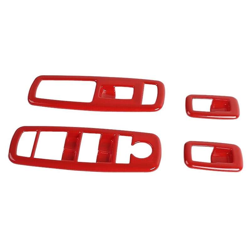 4Pcs Car Window Glass Lift Button Trim for Journey Grand 2011-2020