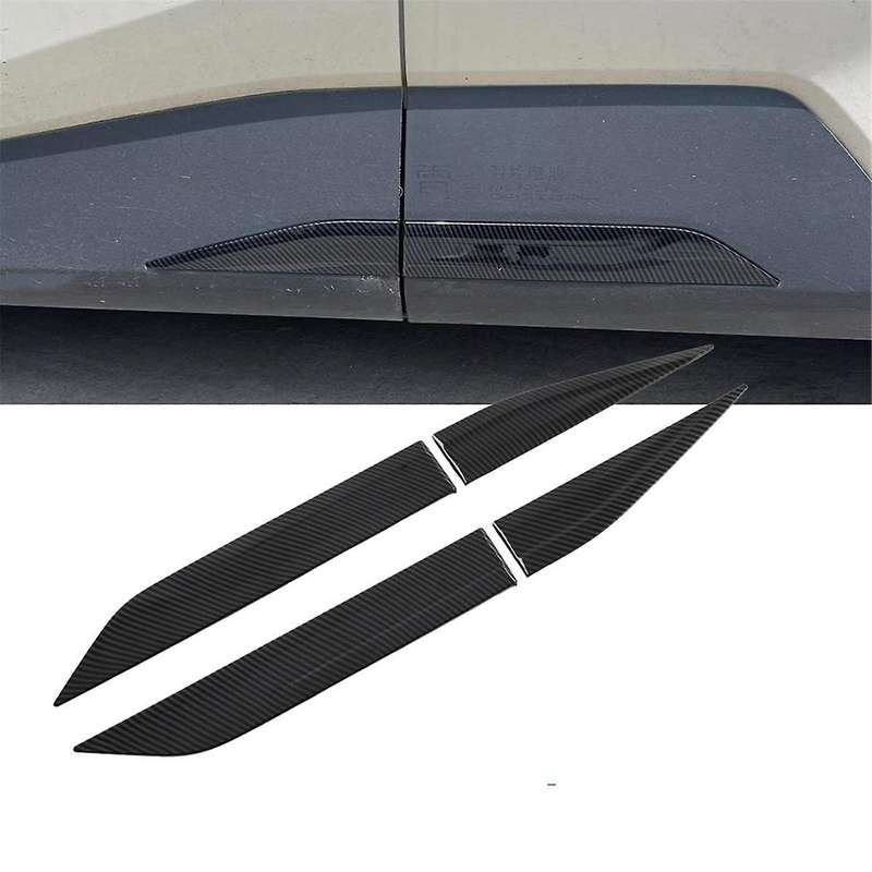 4PCS Carbon Fiber Color Car Exterior Side Door Trim Cover Decor for Dolphin Mini/ Seagull