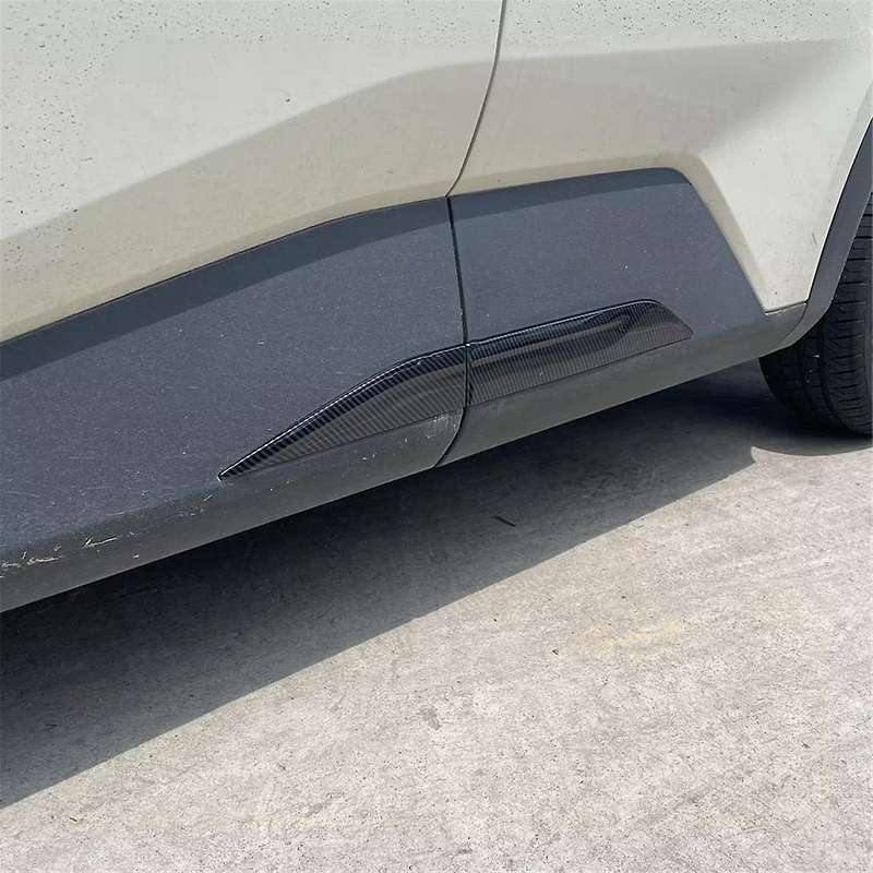 4PCS Carbon Fiber Color Car Exterior Side Door Trim Cover Decor for Dolphin Mini/ Seagull