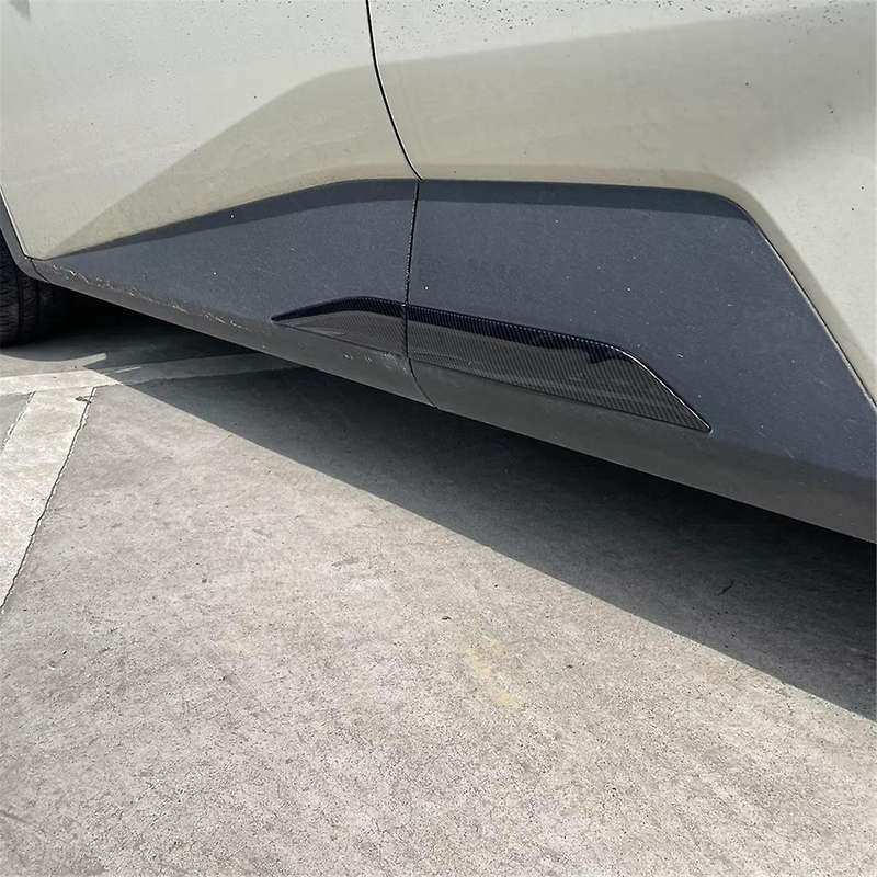 4PCS Carbon Fiber Color Car Exterior Side Door Trim Cover Decor for Dolphin Mini/ Seagull