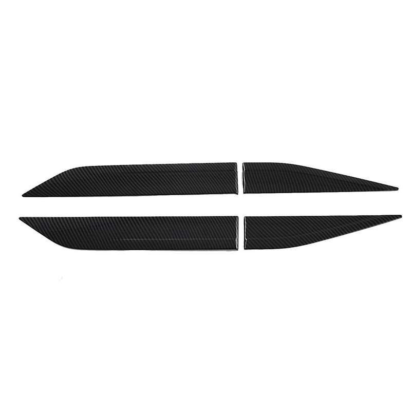 4PCS Carbon Fiber Color Car Exterior Side Door Trim Cover Decor for Dolphin Mini/ Seagull