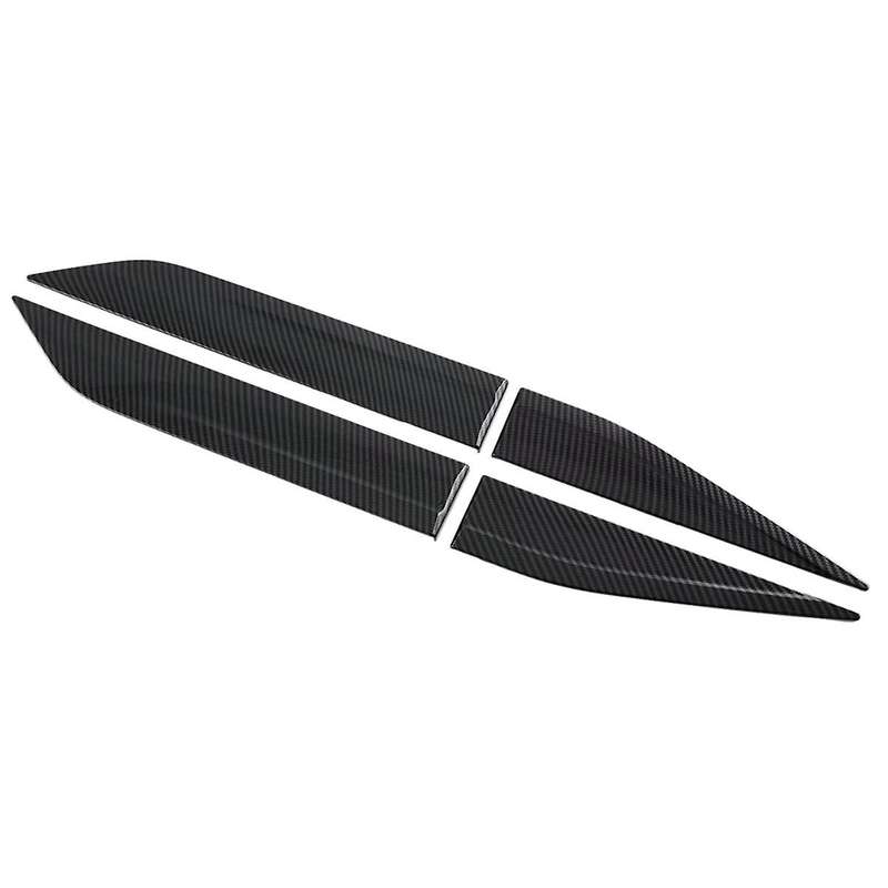 4PCS Carbon Fiber Color Car Exterior Side Door Trim Cover Decor for Dolphin Mini/ Seagull