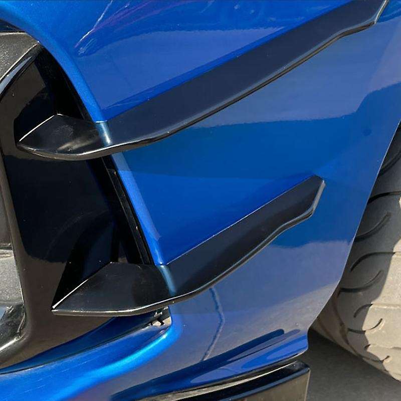 4PCS Carbon Fiber Front Lip Wind Air Knife Canards Splitter for Focus ST-Lline 2019-2021 Side Bumper