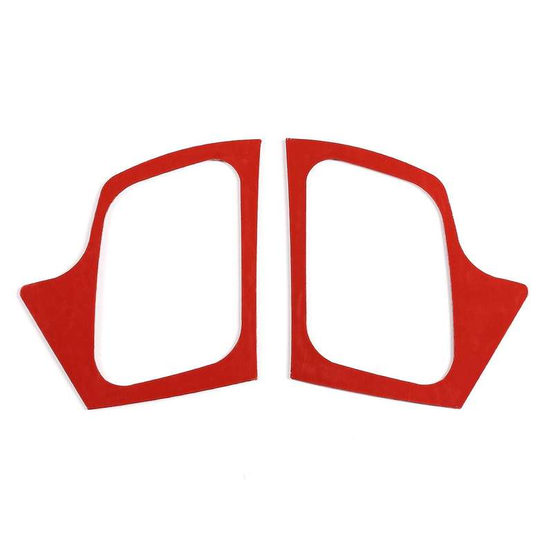 4Pcs Carbon Fiber ABS Central Control Dashboard Side Air Outlet Trim Cover for -V 2016-2019 Car Styl