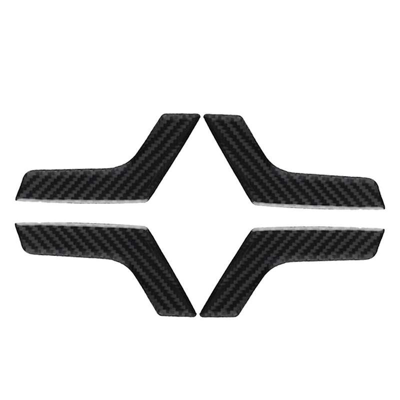 4Pcs Carbon Fiber Interior Door Handle Trim for C-Class W204 2007-13