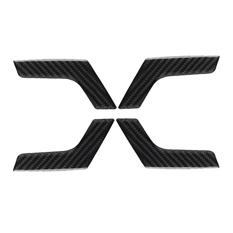 4Pcs Carbon Fiber Interior Door Handle Trim for C-Class W204 2007-13