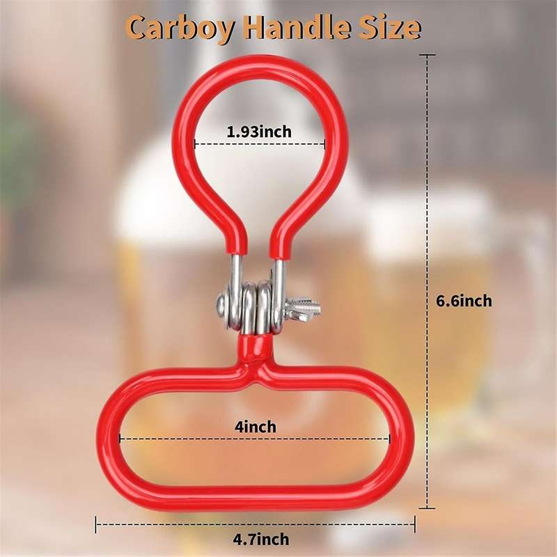 4Pcs Carboy Handle, Portable Glass Carboy Handle, Adjustable Heavy Duty Carboy Holder, Essential Win