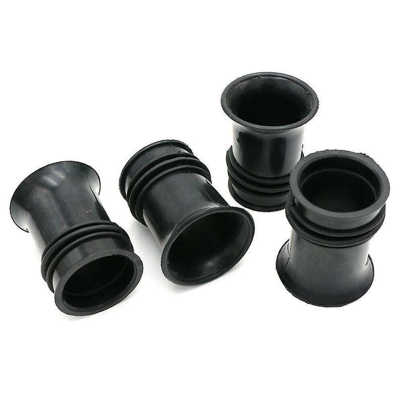 4Pcs Carburetor Air Box Boot Boots Rubber 17253-341-300 for CB750F CB750K 1969-1976