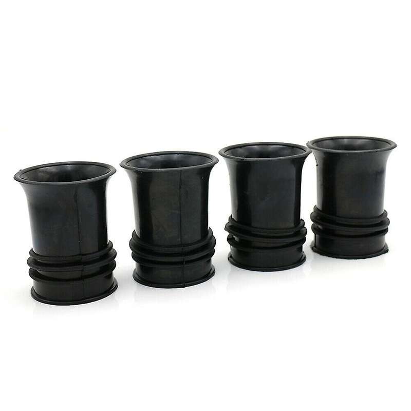 4Pcs Carburetor Air Box Boot Boots Rubber 17253-341-300 for CB750F CB750K 1969-1976