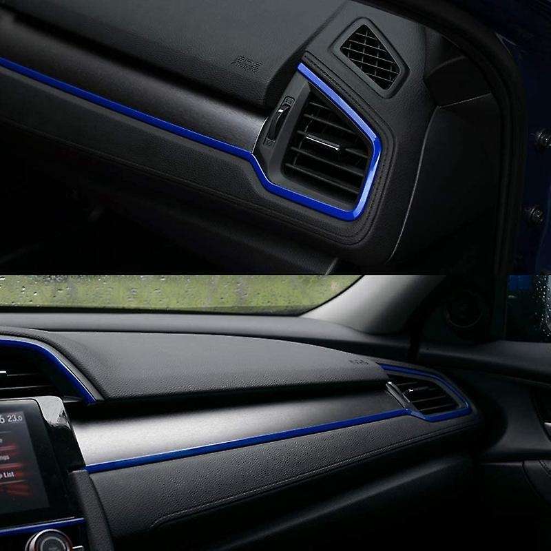 4Pcs Center Consoles Panel Stickers Dashboard Trims Strips Inner Decals for 10Th Gen 2019 2018 2017