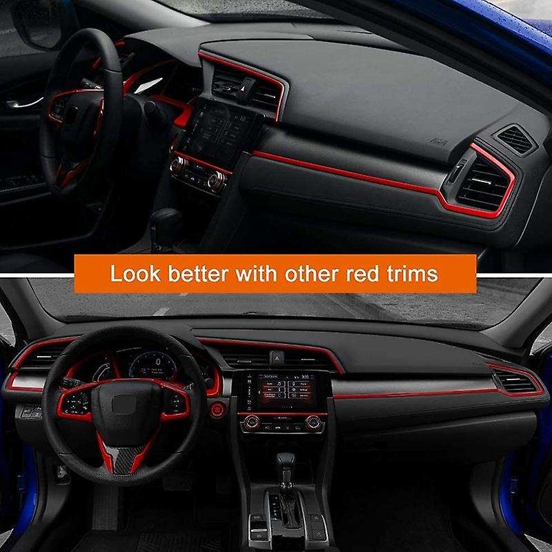 4Pcs Center Consoles Panel Stickers Dashboard Trims Strips Inner Decals for 10Th Gen 2019-2016