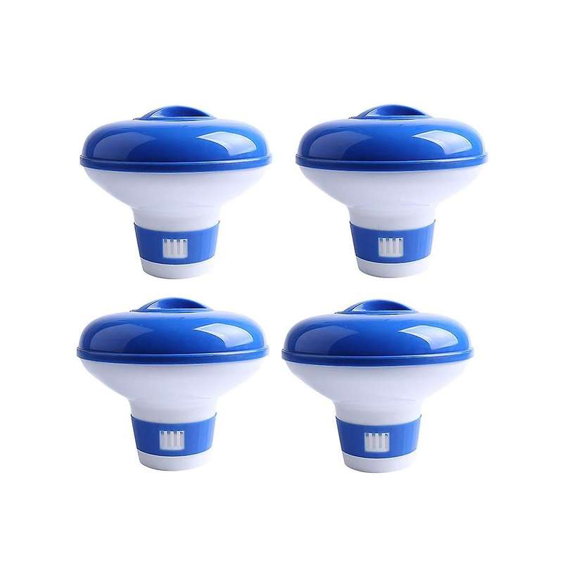 4pcs Chlorine Dispenser Clorine Float Indoor and Outdoor Pool Chlorine Chemical Diffuser for Wimming