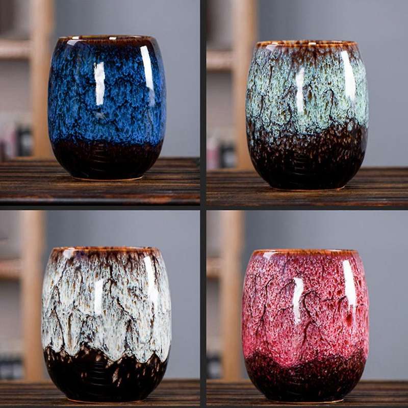4Pcs Ceramic Teacup Porcelain Cup Home Tea Cup Ceramic Cup Tea Cup Set Cute Cups Coffee Mugs