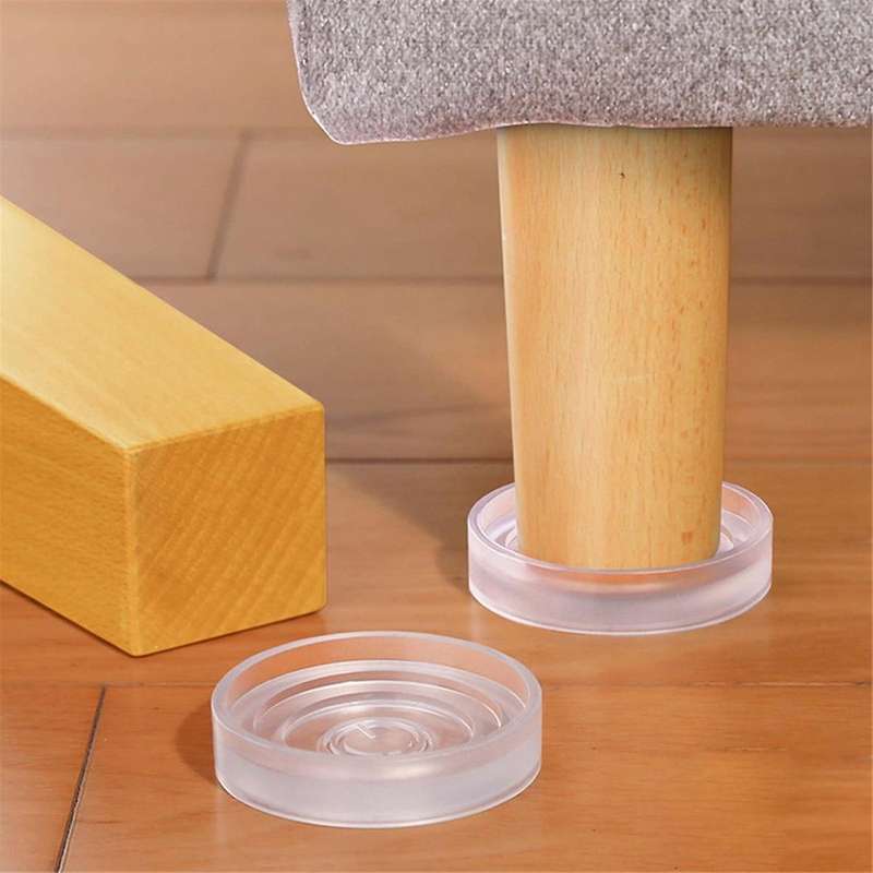 4Pcs Chair Leg Caps Feet Protector Pads Furniture Table Covers Socks Plugs Cover Furniture Leveling