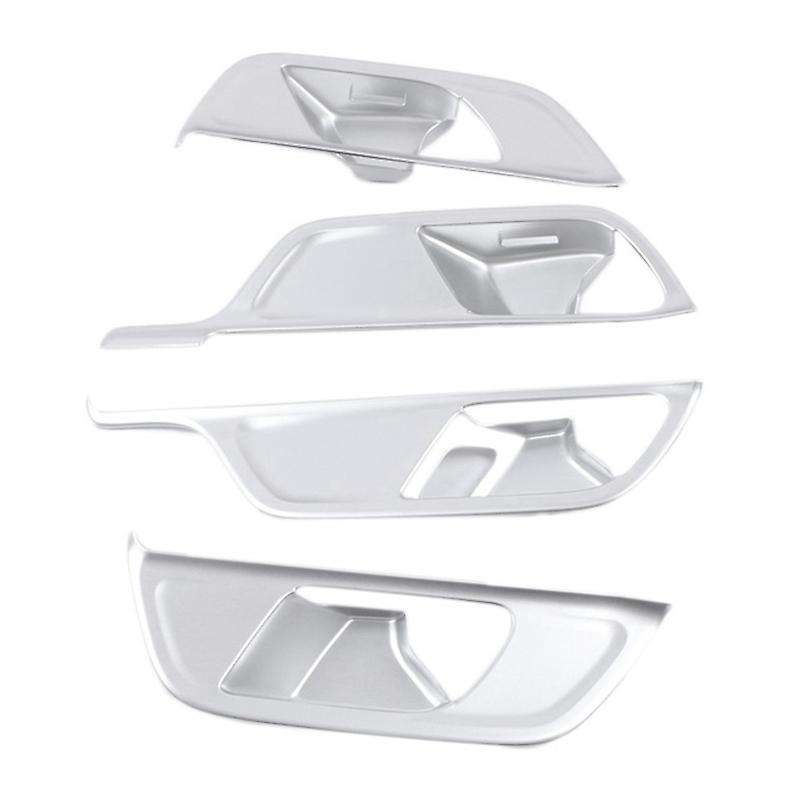 4Pcs Chrome ABS Interior Door Handle Bowl Cover Trim for GLA Class H247 2020-2021 Decoration Sticker