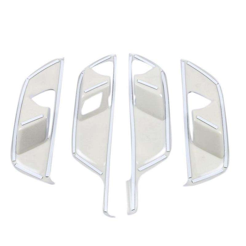4Pcs Chrome ABS Interior Door Handle Bowl Cover Trim for GLA Class H247 2020-2021 Decoration Sticker
