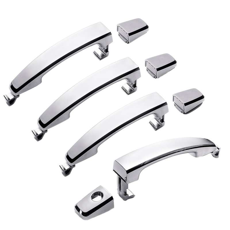 4Pcs Chrome ABS Door Outer Handle Covers for Captiva Sport/Aveo/Saturn Vue 96468254 96468266 9646826