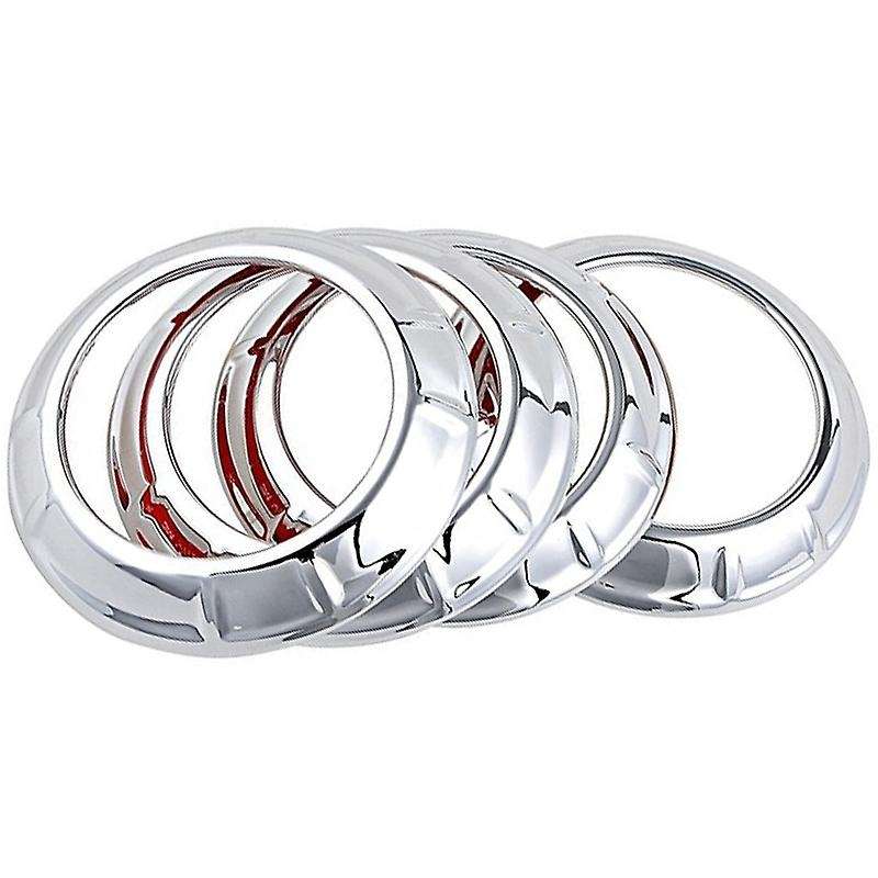 4Pcs Chrome Car Dash Air Conditioning Vent Trim Cover for JK 11-17
