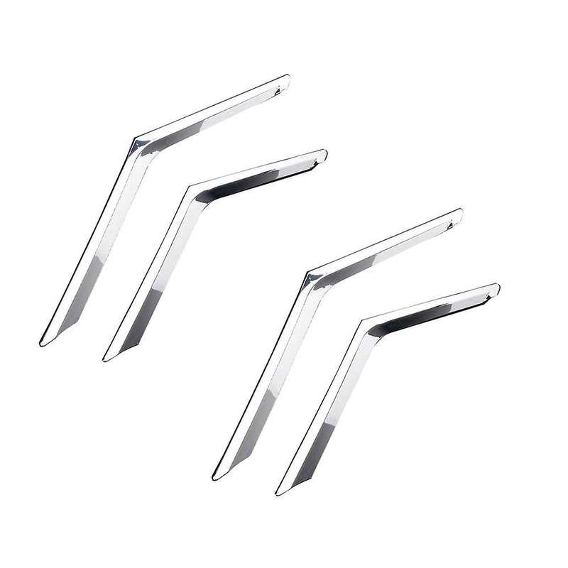 4Pcs Chrome Front Grille Grill Mesh Cover Trim for Rogue T32 2014 2015 2016