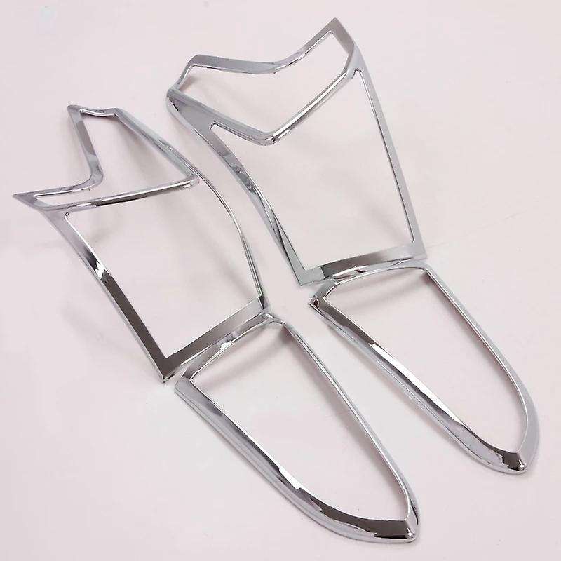 4PCS Chrome Front Rear Headlight Taillight Light Lamp Cover for 2019-2020