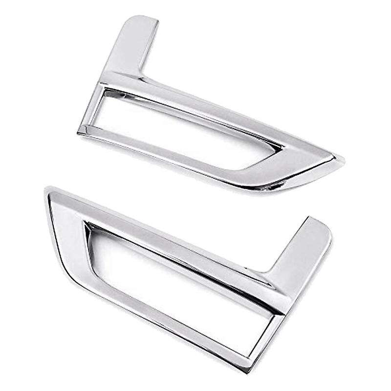 4Pcs Chrome Front Rear Fog Light Cover Bumper Reflector Frame for Rogue T32 2017-2020