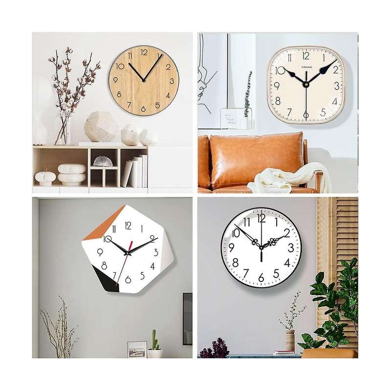 4Pcs Clock Mechanism Replacement Kit with 7 Clock Hands Operated for Clock Repair DIY Clock Repair M