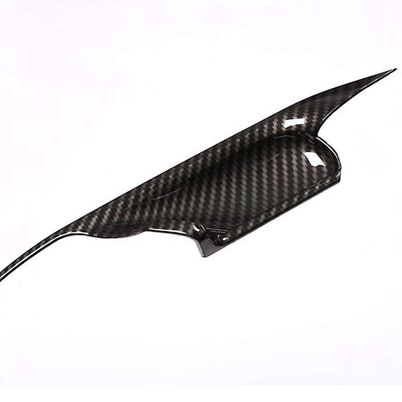 4Pcs Door Handle Bowl Cover Trims Decoration Accessories Set for X5 F15 X6 F16 2014-2018 Carbon Fibe